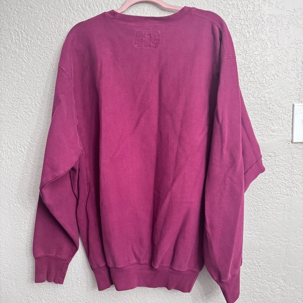 Vintage Steve & Barry’s Texas A&M Aggies Magenta Spell Out Sweatshirt Size XL - Picture 5 of 6